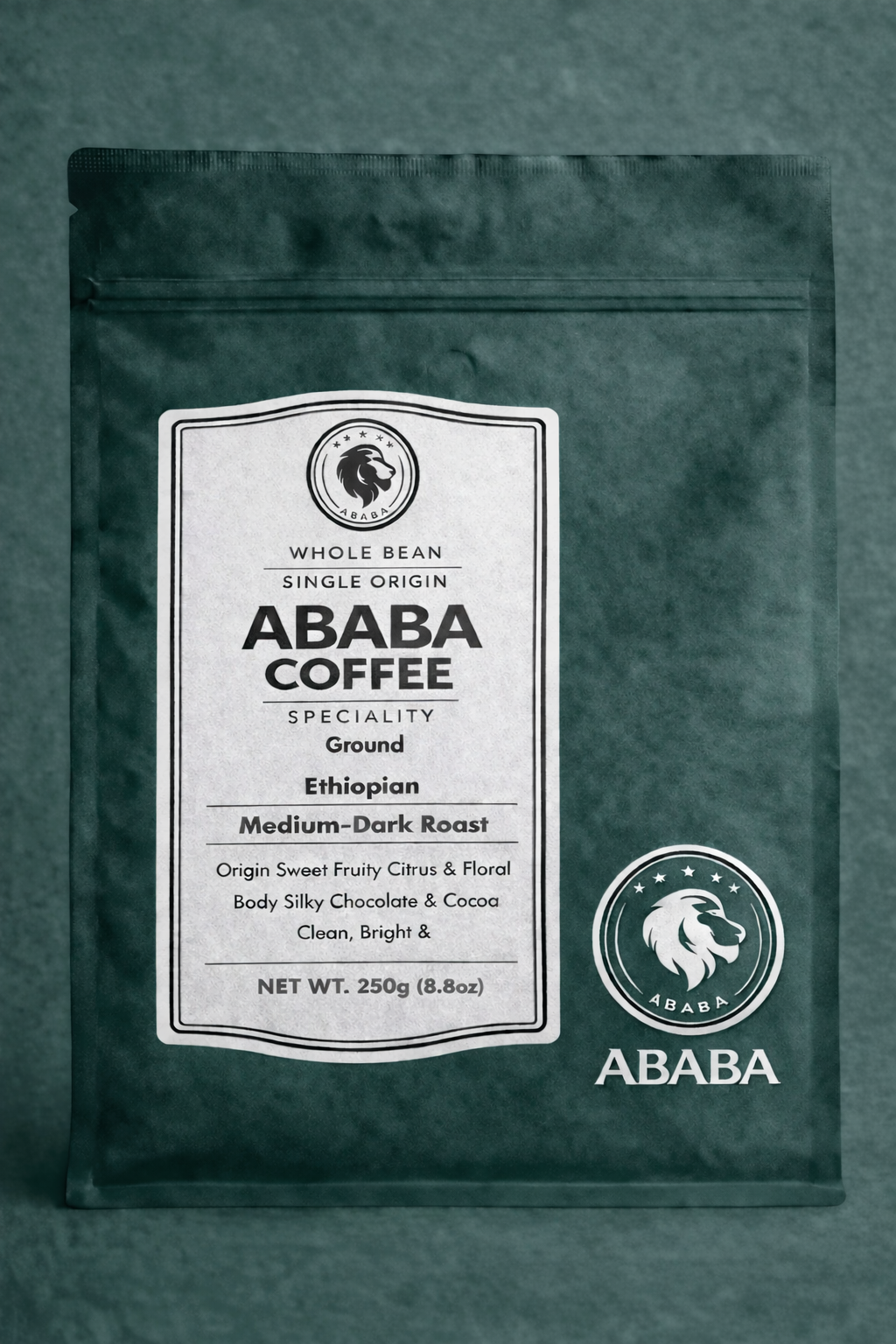 250g Single Origin Ethiopian Ground Speciality Coffee
