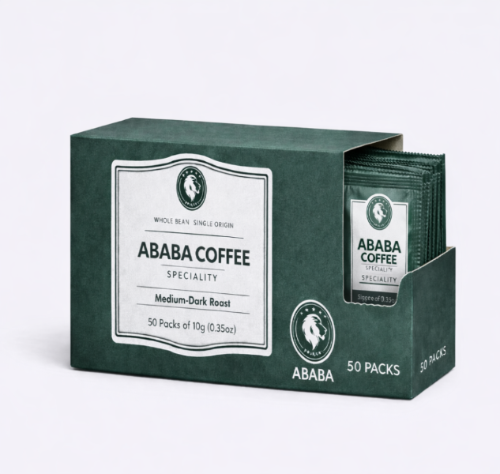 50 Packs of 10g Ready to use Ethiopian Single Origin Speciality Coffee